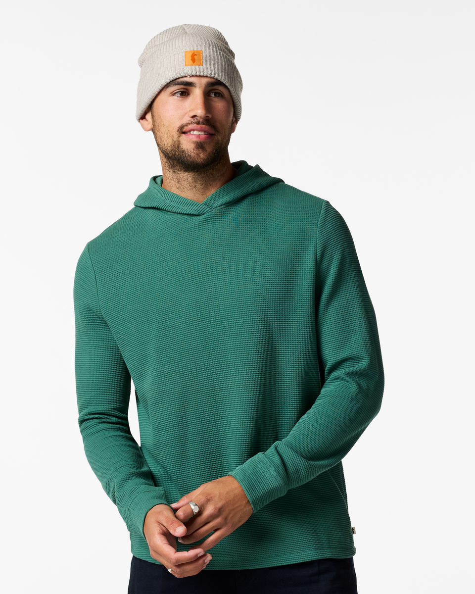 Atajo Long-Sleeve Waffle Hoodie - Men s - Casual Outdoor Style