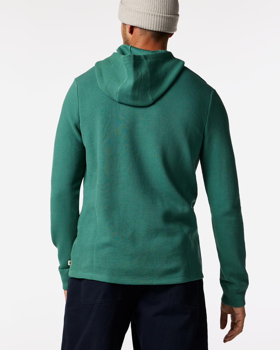 Atajo Long-Sleeve Waffle Hoodie - Men s - Casual Outdoor Style