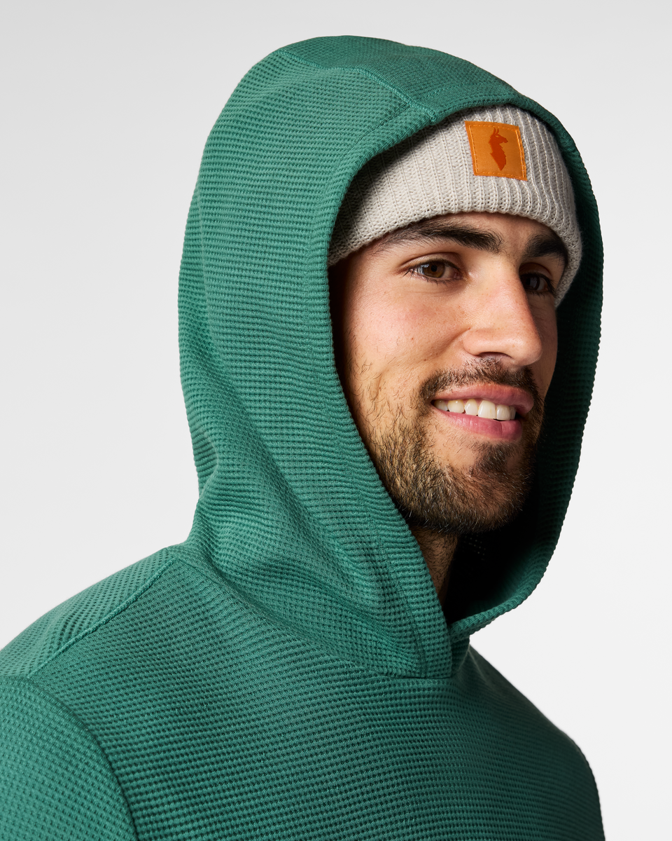 Atajo Long-Sleeve Waffle Hoodie - Men s - Casual Outdoor Style