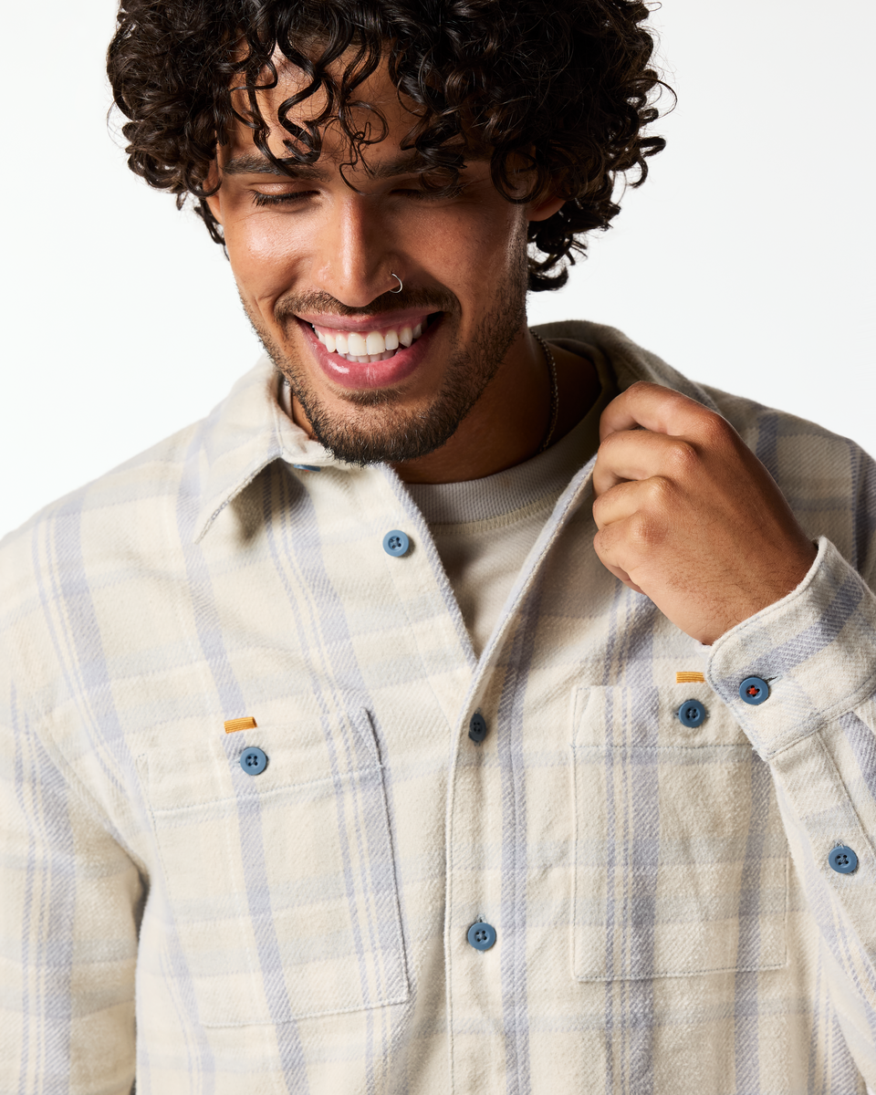 Mero Organic Flannel Shirt - Men s - Everyday Adventure Style