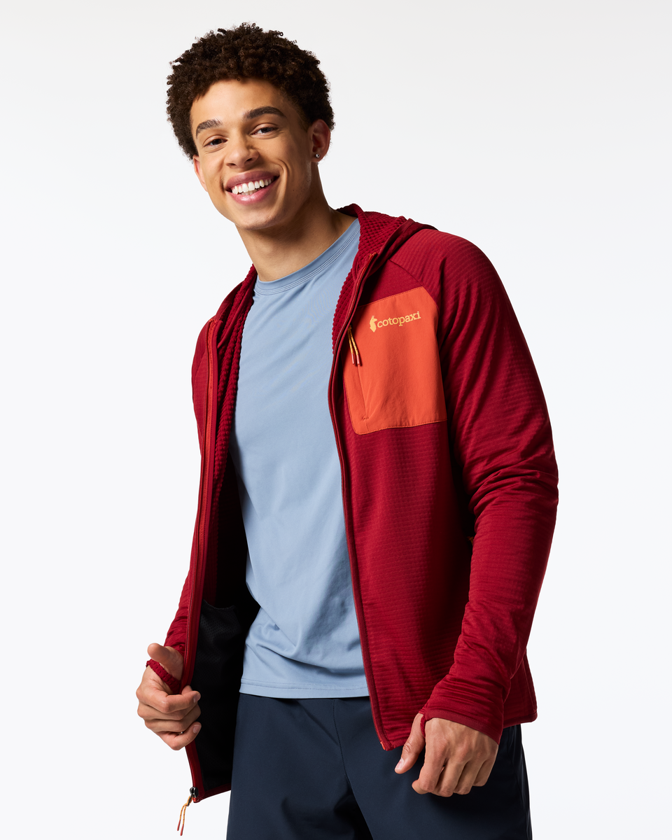 Otero Fleece Full-Zip Hooded Jacket - Men s - Trail Ready Layer