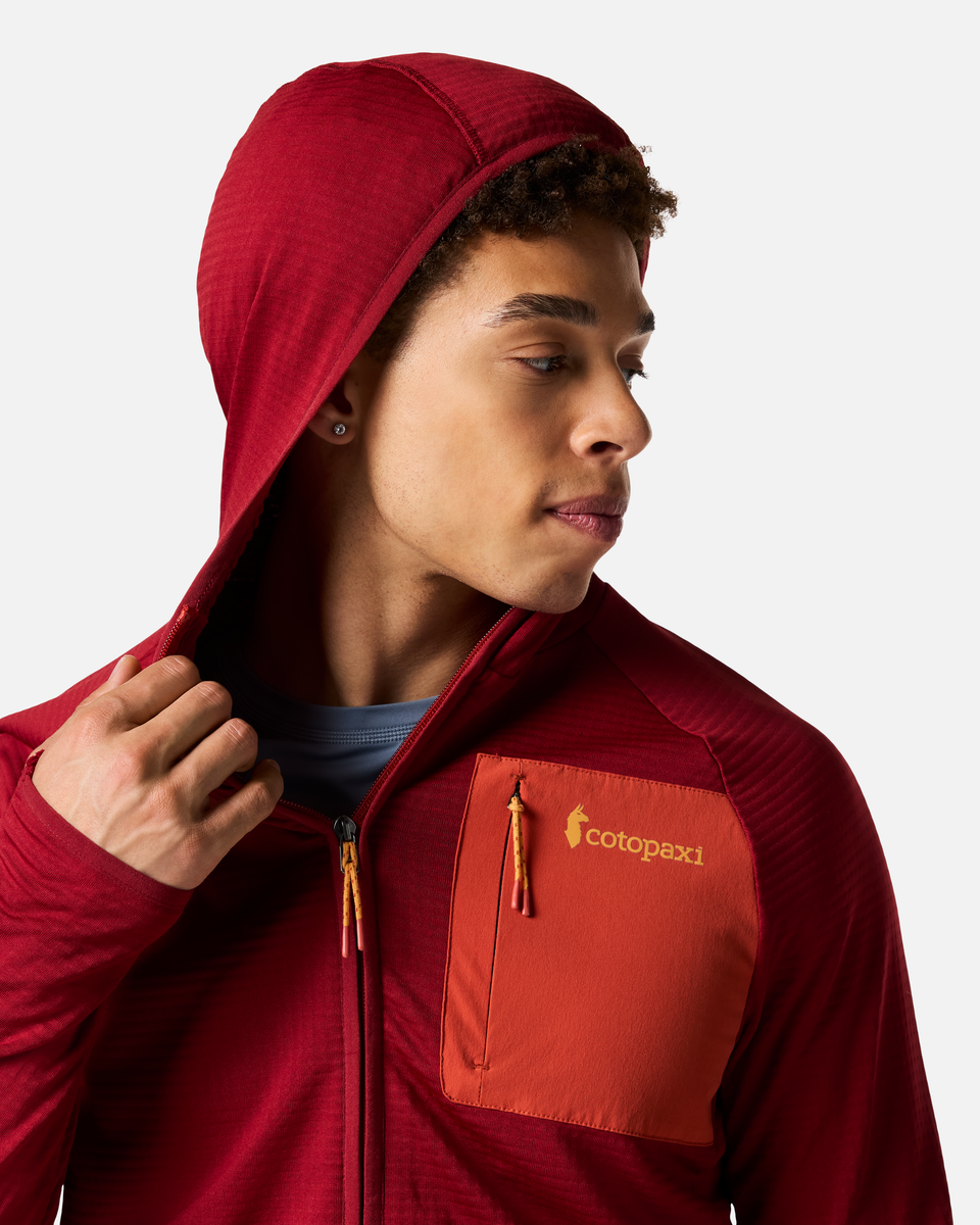 Otero Fleece Full-Zip Hooded Jacket - Men s - Trail Ready Layer