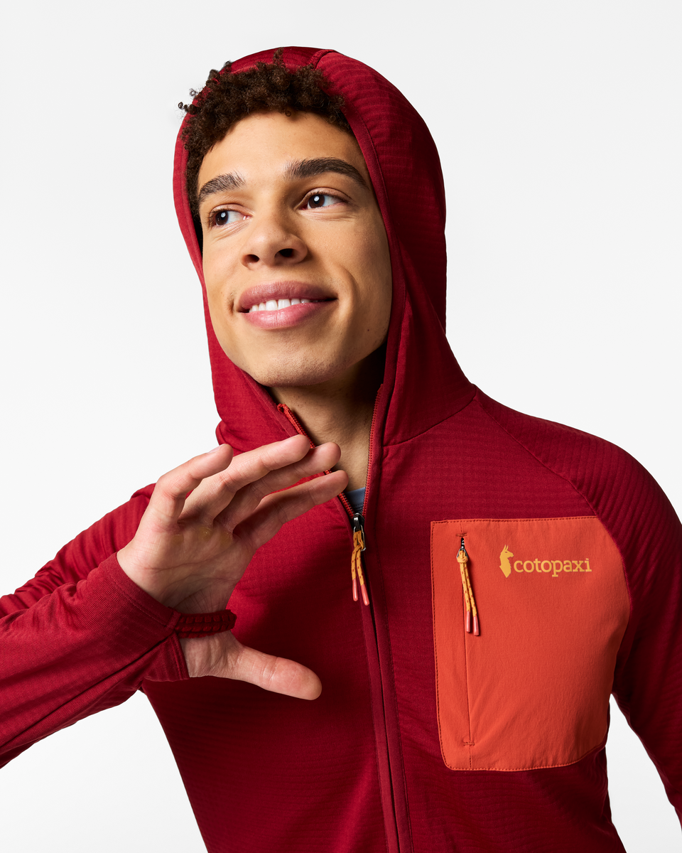 Otero Fleece Full-Zip Hooded Jacket - Men s - Trail Ready Layer