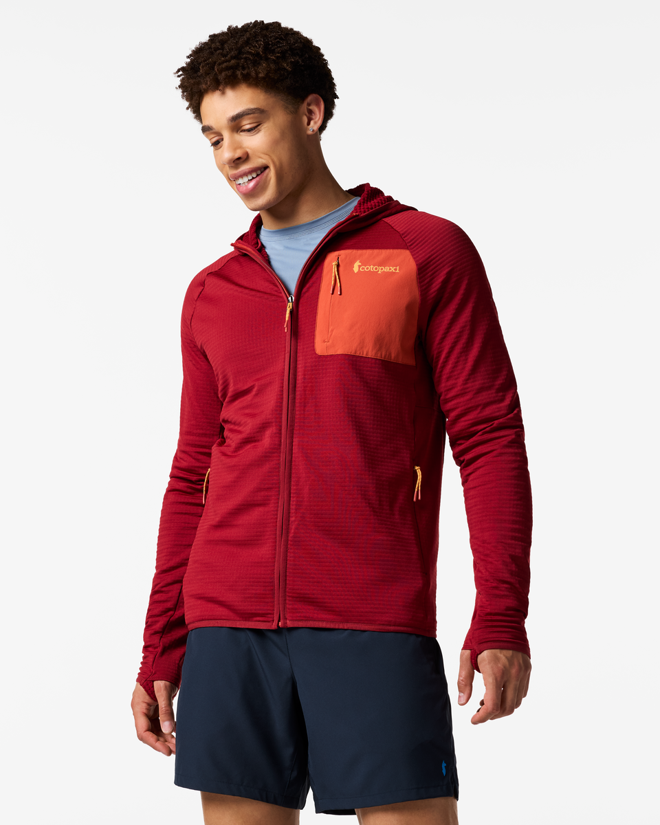 Otero Fleece Full-Zip Hooded Jacket - Men s - Trail Ready Layer