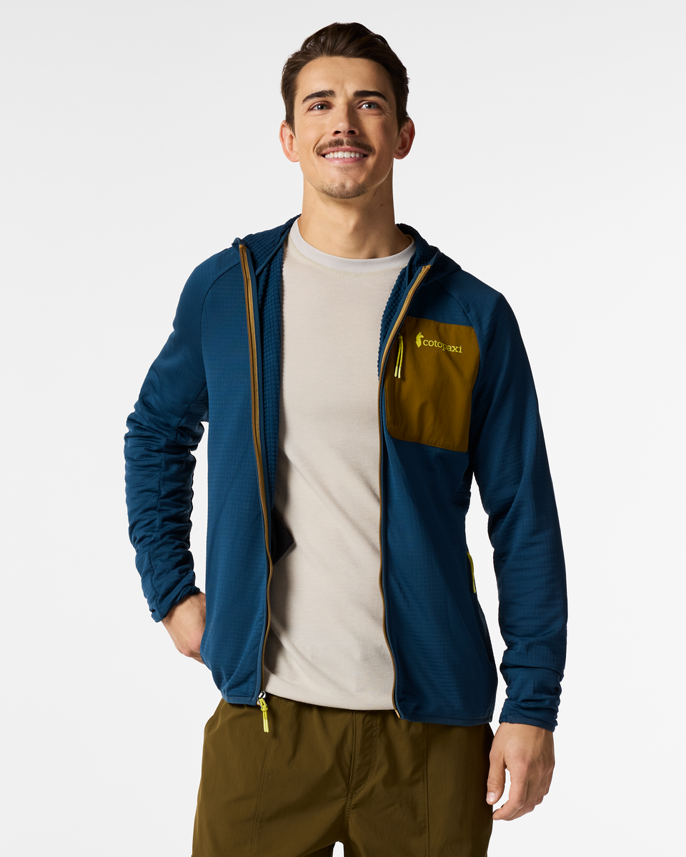 Otero Fleece Full-Zip Hooded Jacket - Men s - Trail Ready Layer