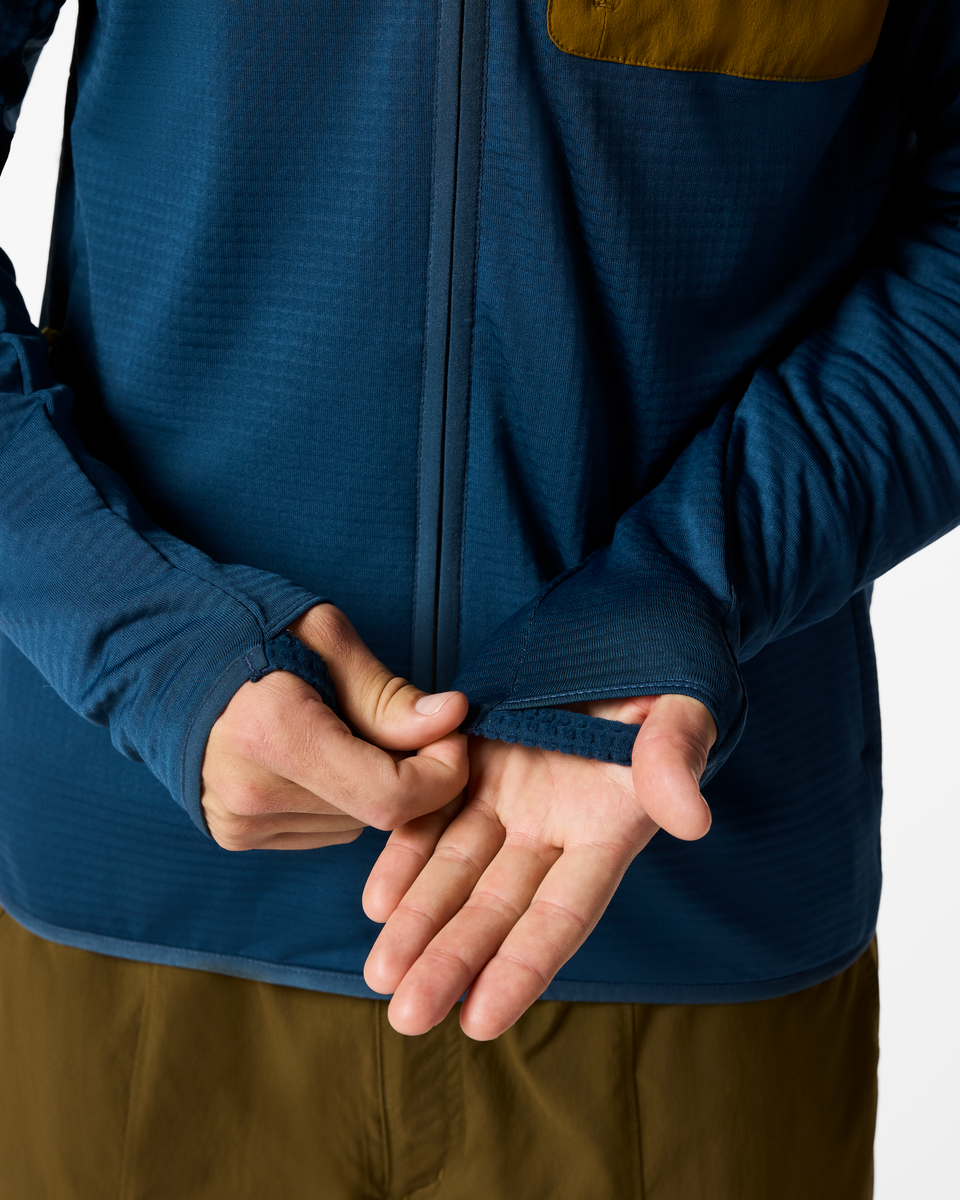 Otero Fleece Full-Zip Hooded Jacket - Men s - Trail Ready Layer