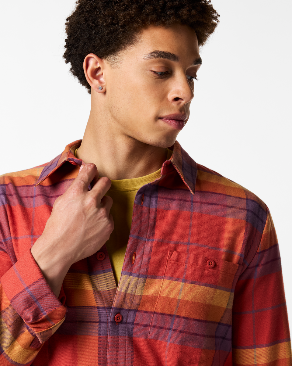 Quedo Flannel Shirt - Men s - Soft Adventure Layer