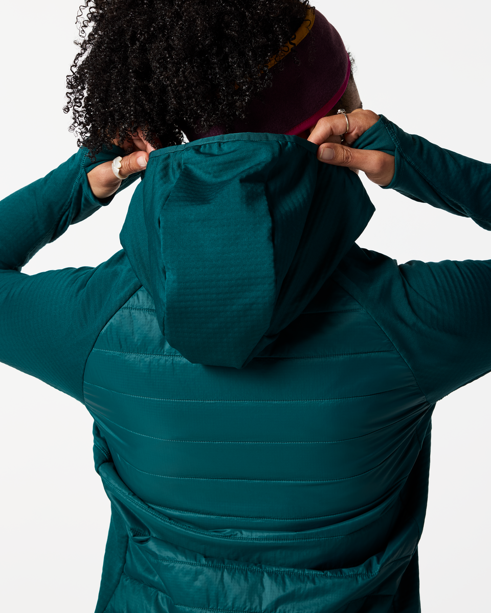 Acodo Hybrid Hooded Jacket - Women s - Trail Ready Layer