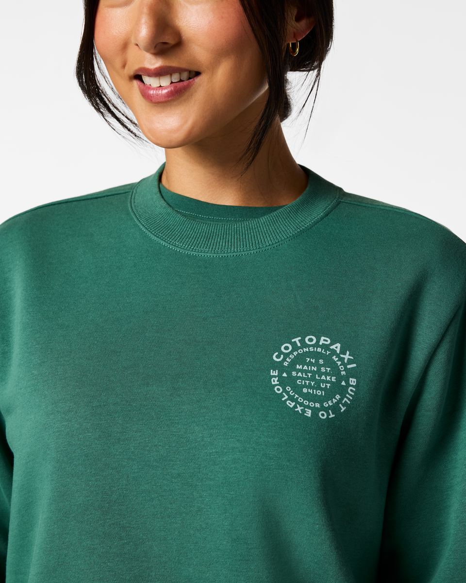 Built to Explore Crew Sweatshirt - Women s - Casual Outdoor Style