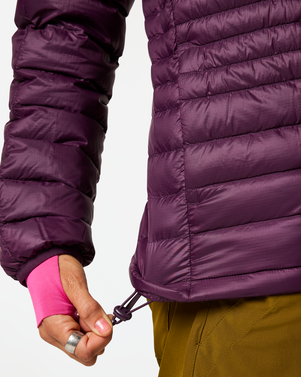 Fuego Down Hooded Jacket - Women s - Carry On Ready