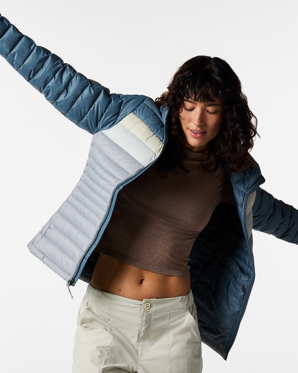 Fuego Down Hooded Jacket - Women s - Carry On Ready