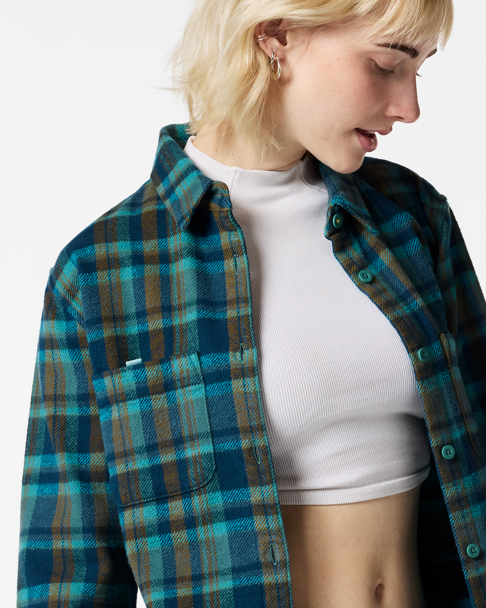 Mero Organic Flannel Shirt - Women s - Everyday Adventure Style