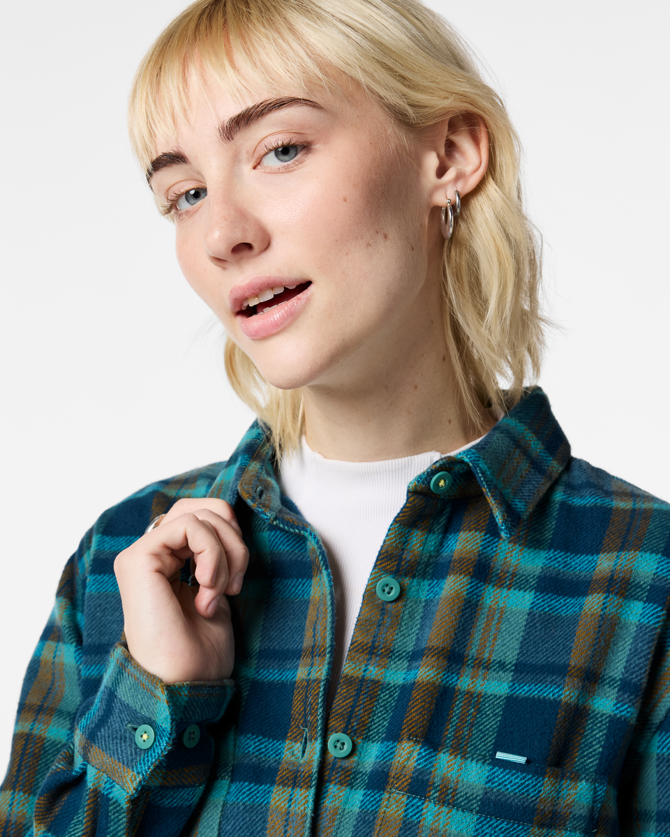 Mero Organic Flannel Shirt - Women s - Everyday Adventure Style