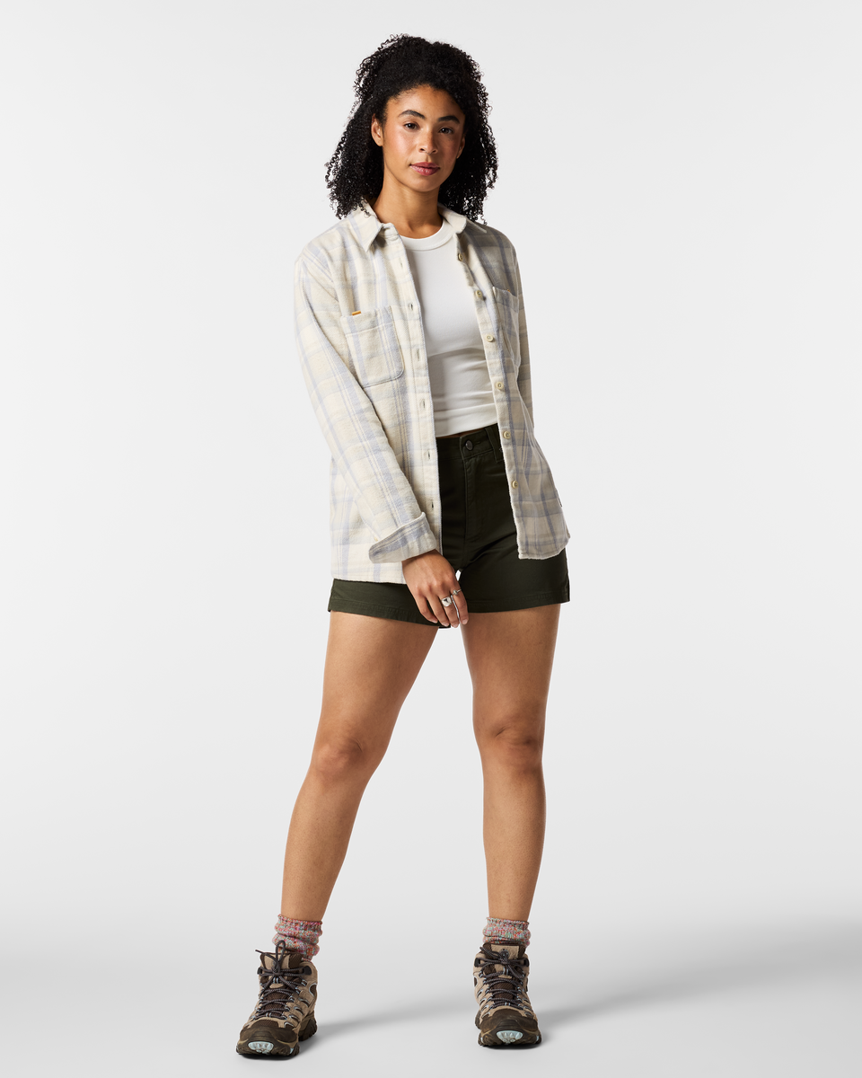 Mero Organic Flannel Shirt - Women s - Everyday Adventure Style