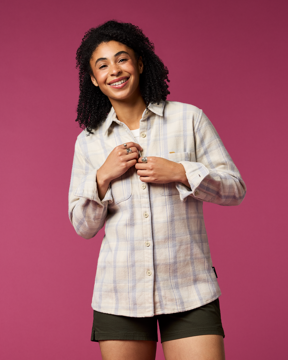 Mero Organic Flannel Shirt - Women s - Everyday Adventure Style