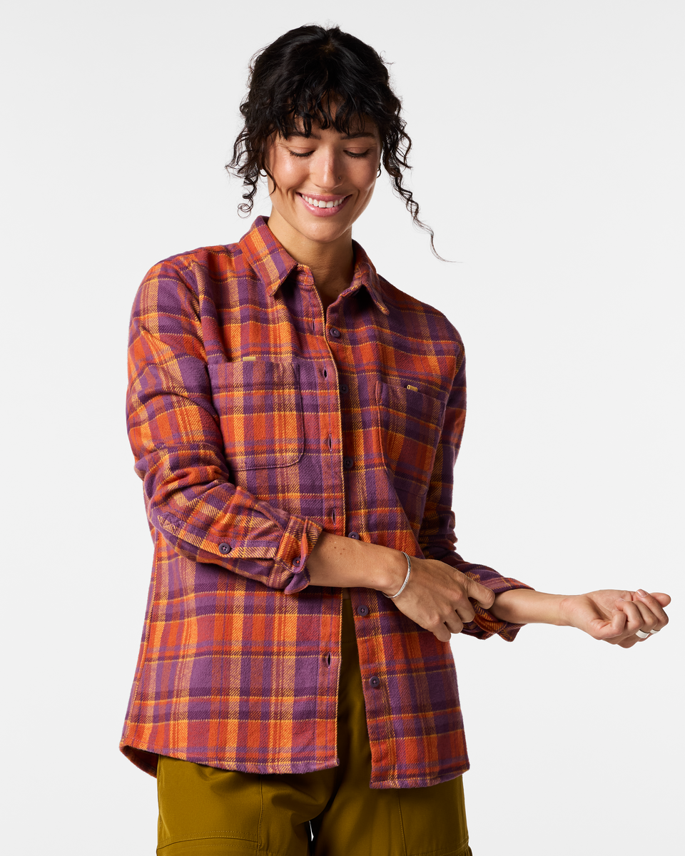 Mero Organic Flannel Shirt - Women s - Everyday Adventure Style
