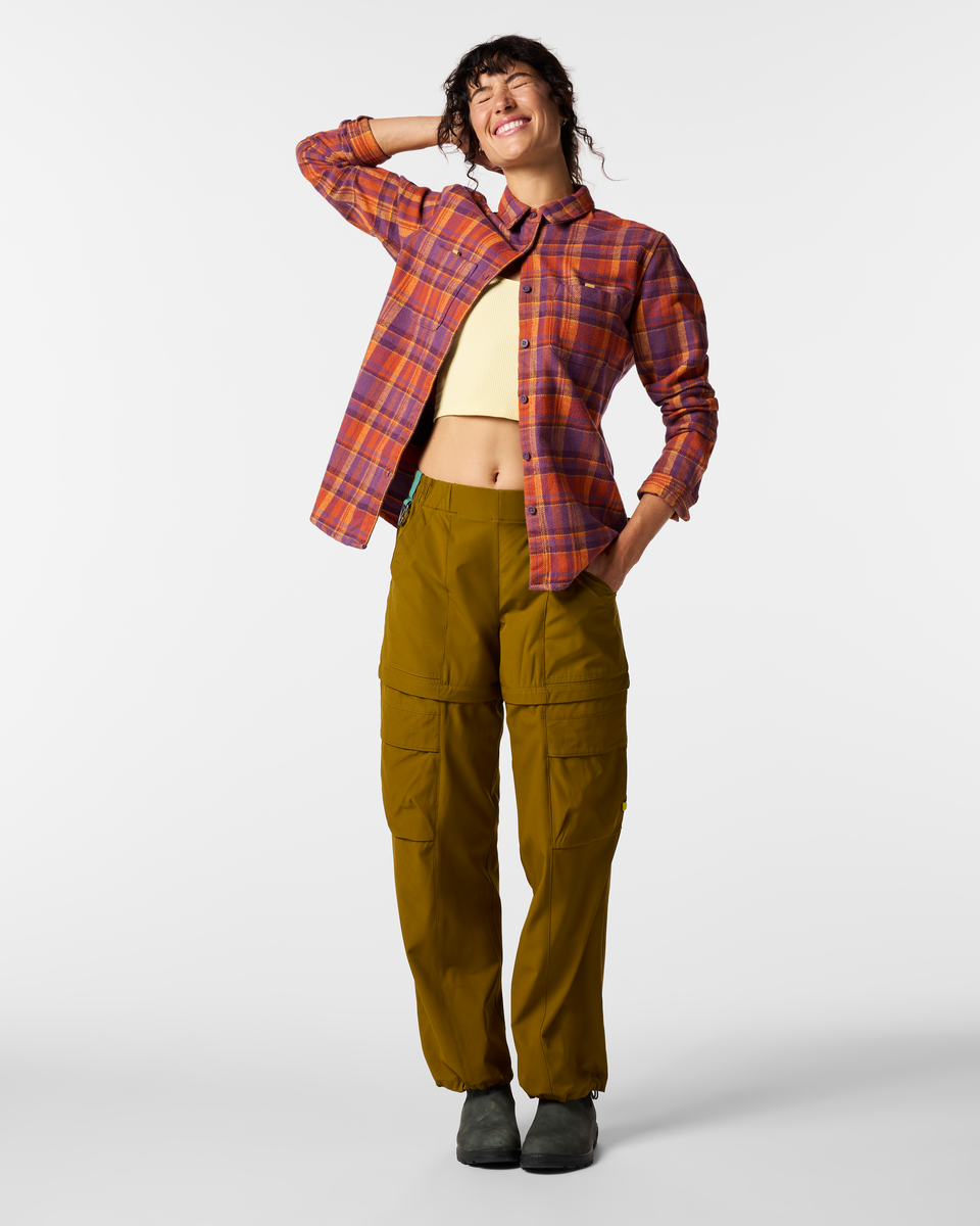 Mero Organic Flannel Shirt - Women s - Everyday Adventure Style