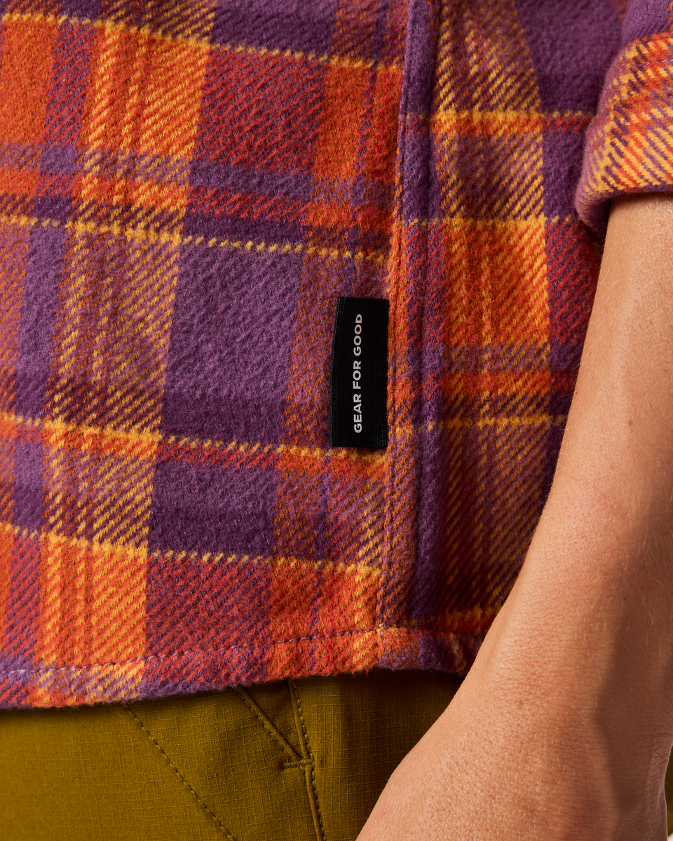 Mero Organic Flannel Shirt - Women s - Everyday Adventure Style