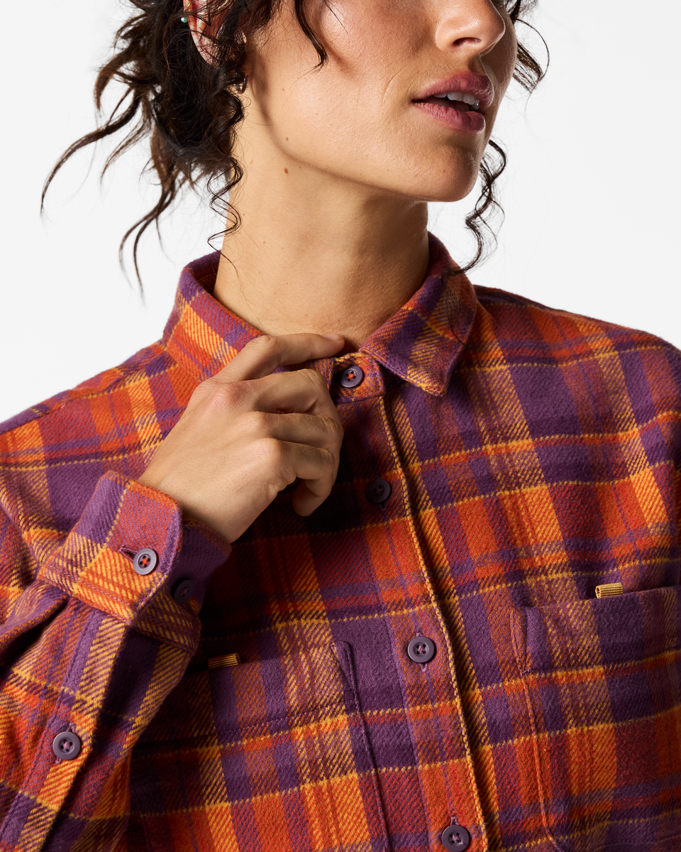 Mero Organic Flannel Shirt - Women s - Everyday Adventure Style