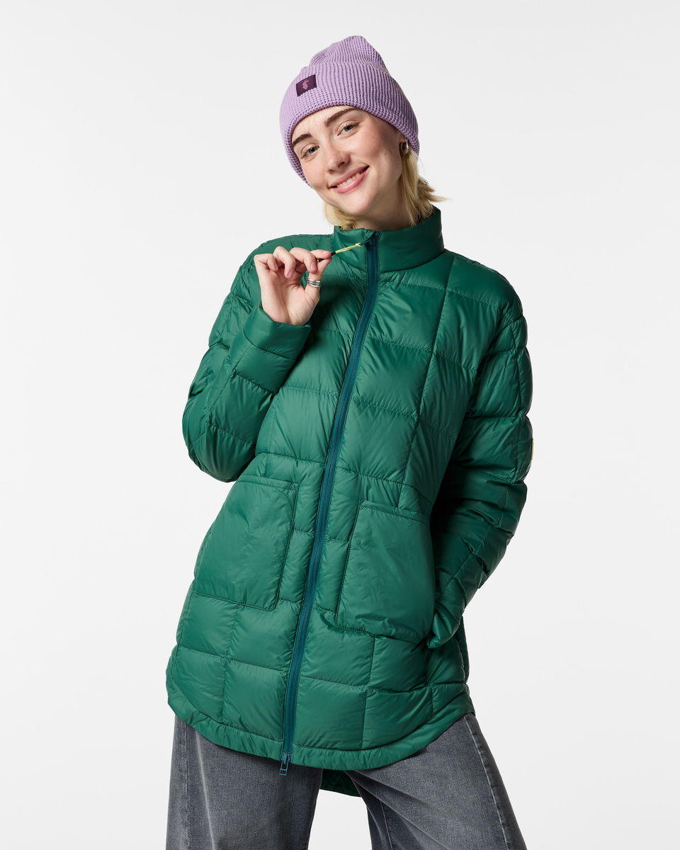Repleto Down Long Jacket - Women s - Everyday Fleece Comfort