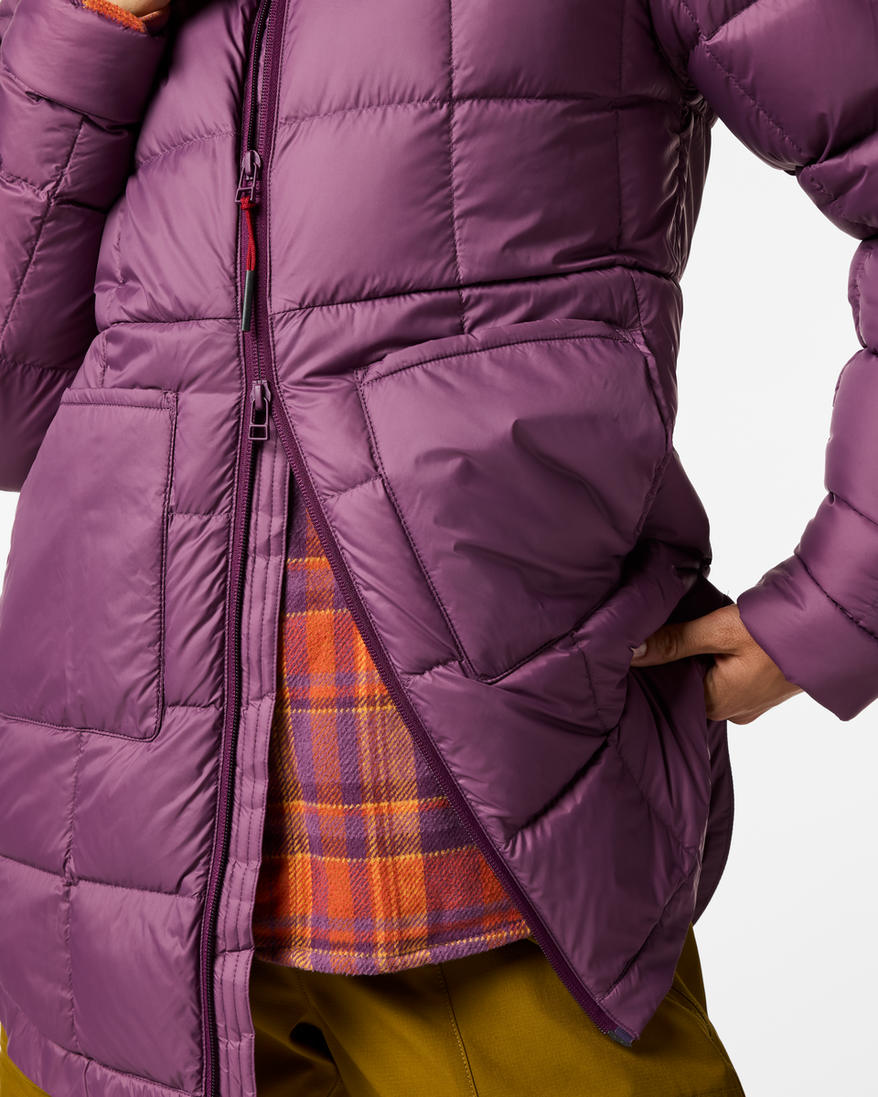 Repleto Down Long Jacket - Women s - Everyday Fleece Comfort