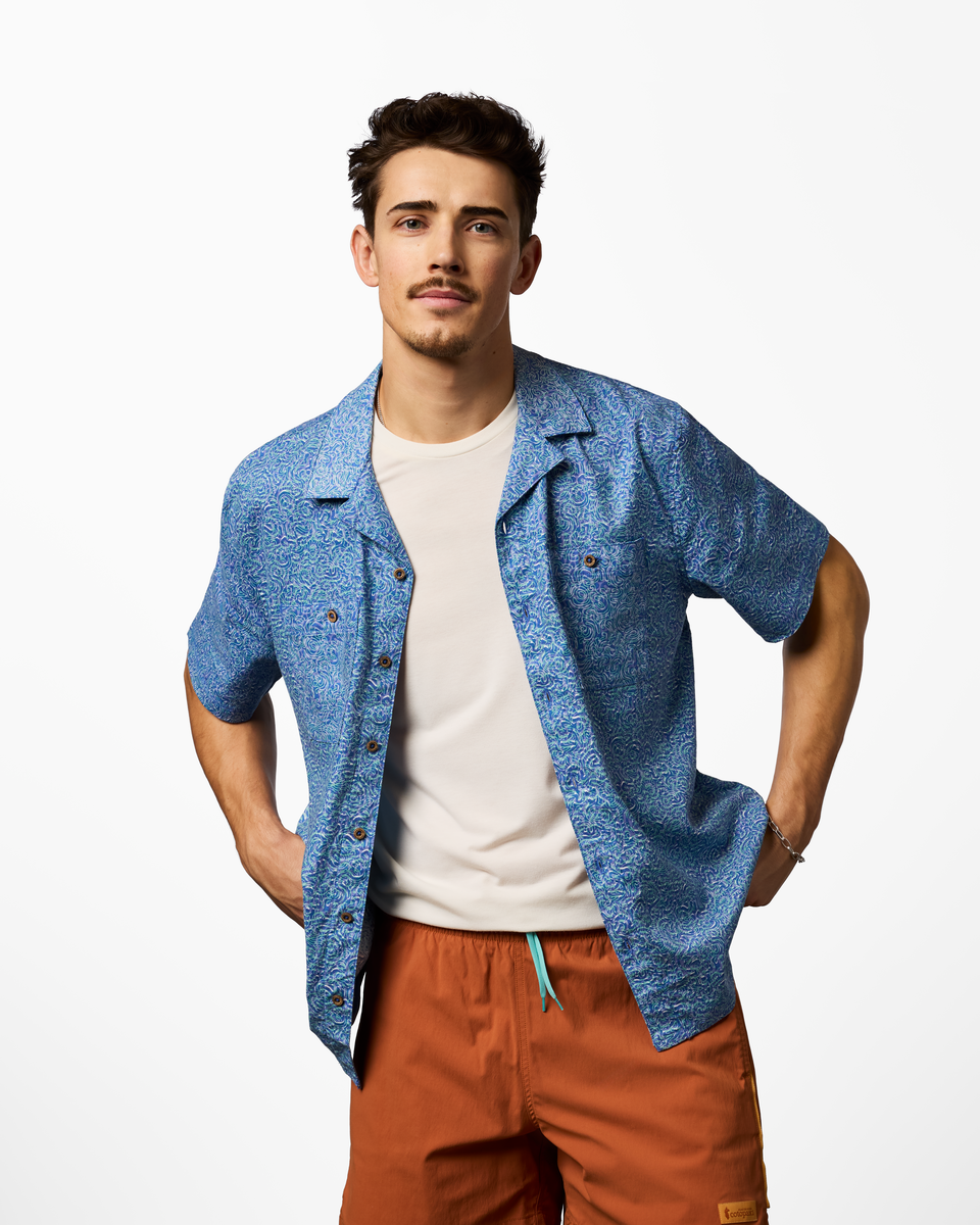 Afuera Button Up Shirt - Print - Men s - Outdoor Ready Design