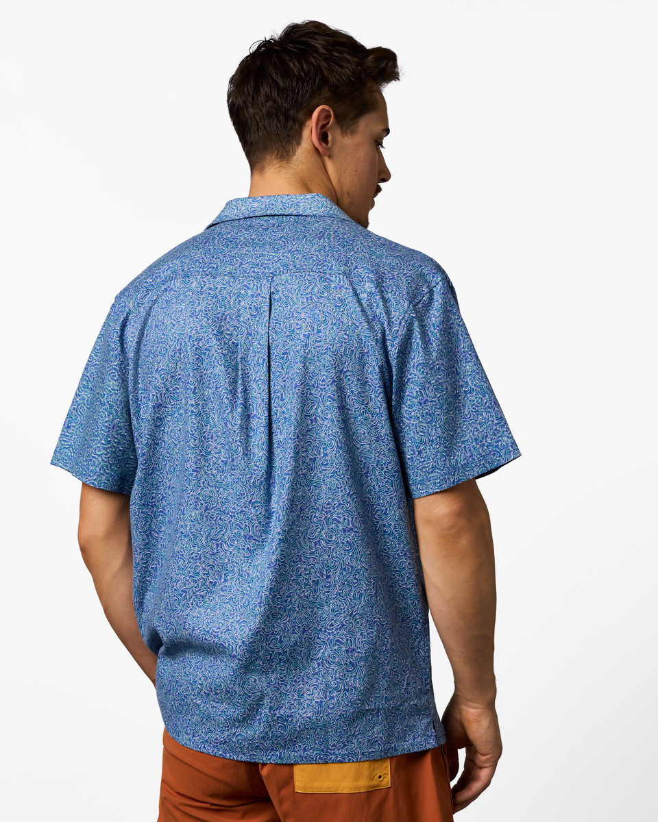 Afuera Button Up Shirt - Print - Men s - Outdoor Ready Design