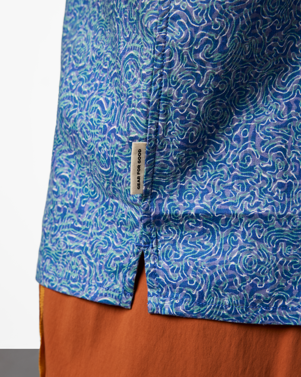 Afuera Button Up Shirt - Print - Men s - Outdoor Ready Design