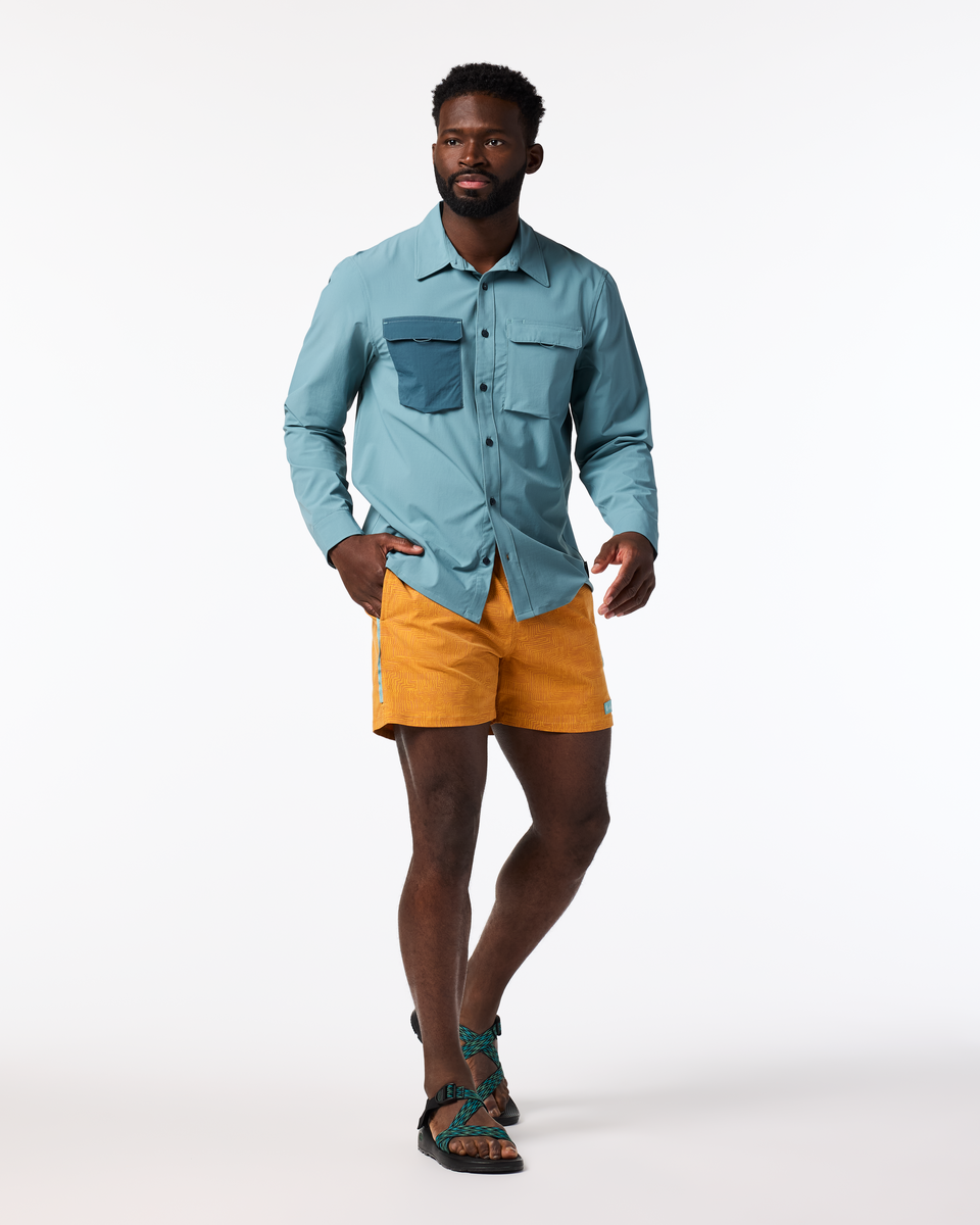 Brinco 5 Short - Print - Men s - Everyday Layering Comfort