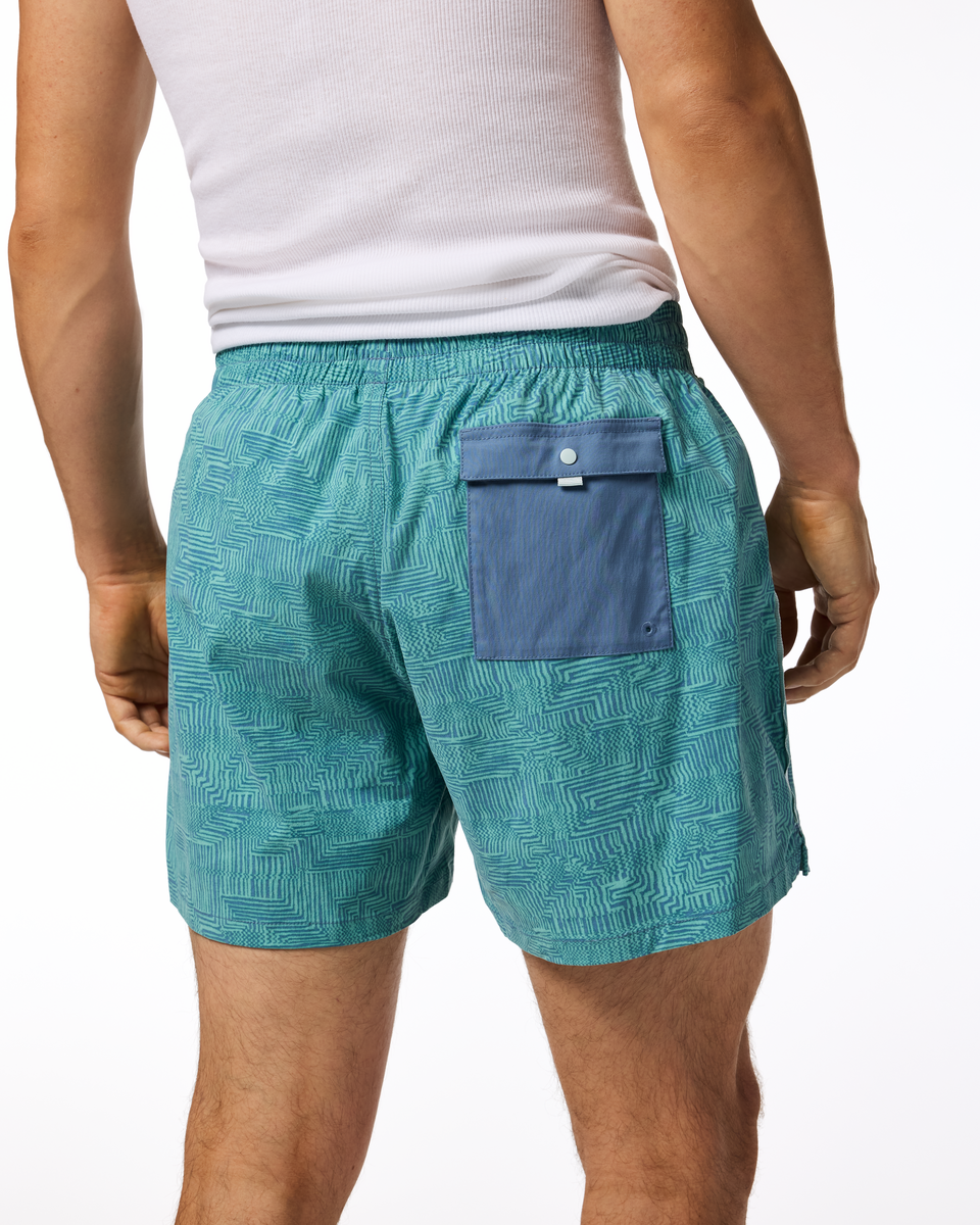 Brinco 5 Short - Print - Men s - Everyday Layering Comfort