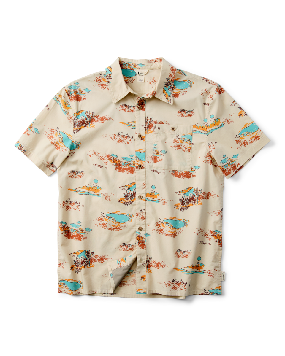 Estival Button Up Shirt - Print - Men s - Outdoor Ready Design