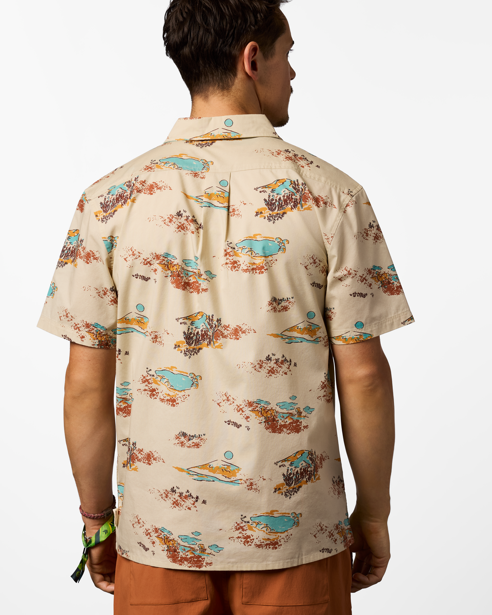 Estival Button Up Shirt - Print - Men s - Outdoor Ready Design