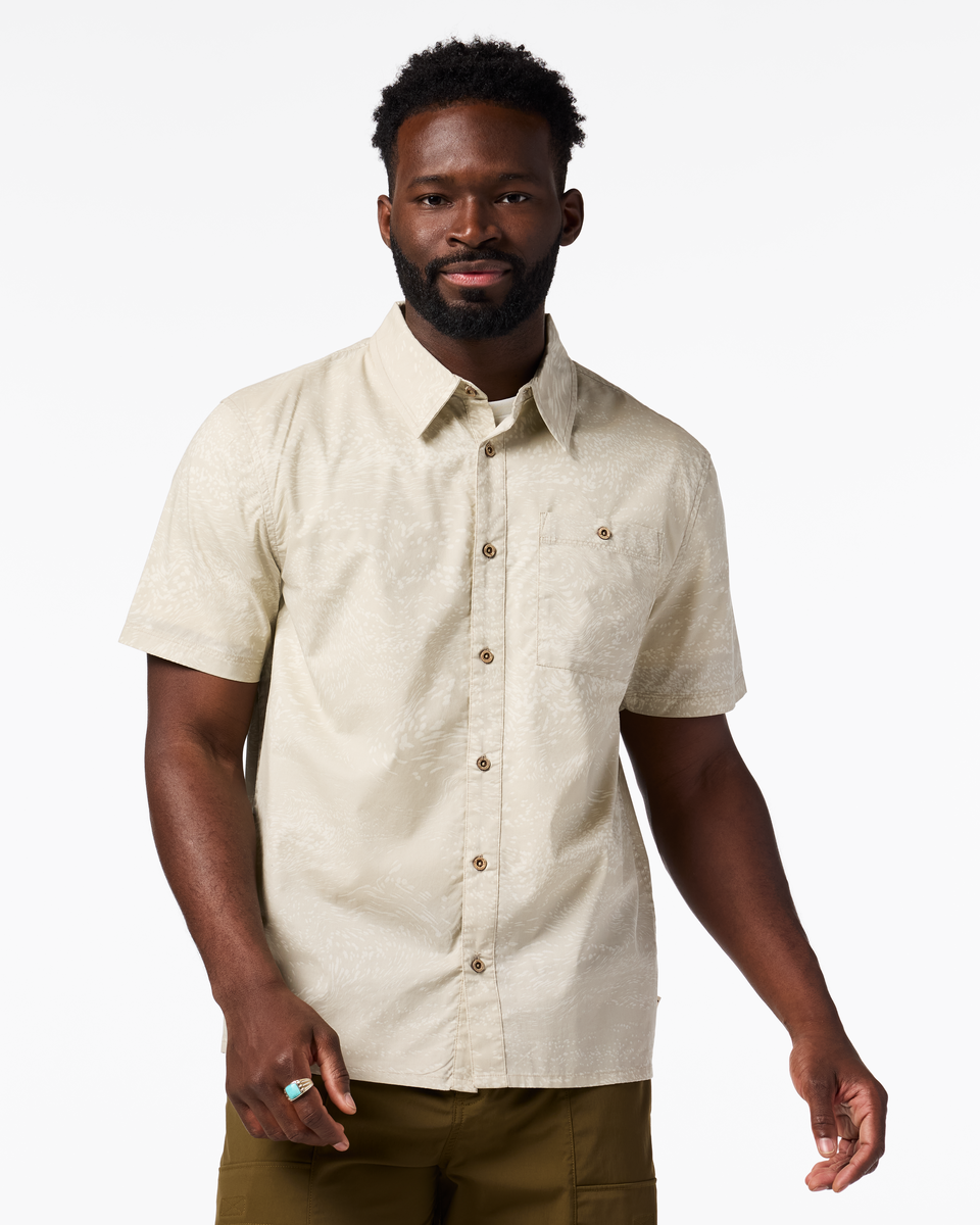 Estival Button Up Shirt - Print - Men s - Outdoor Ready Design