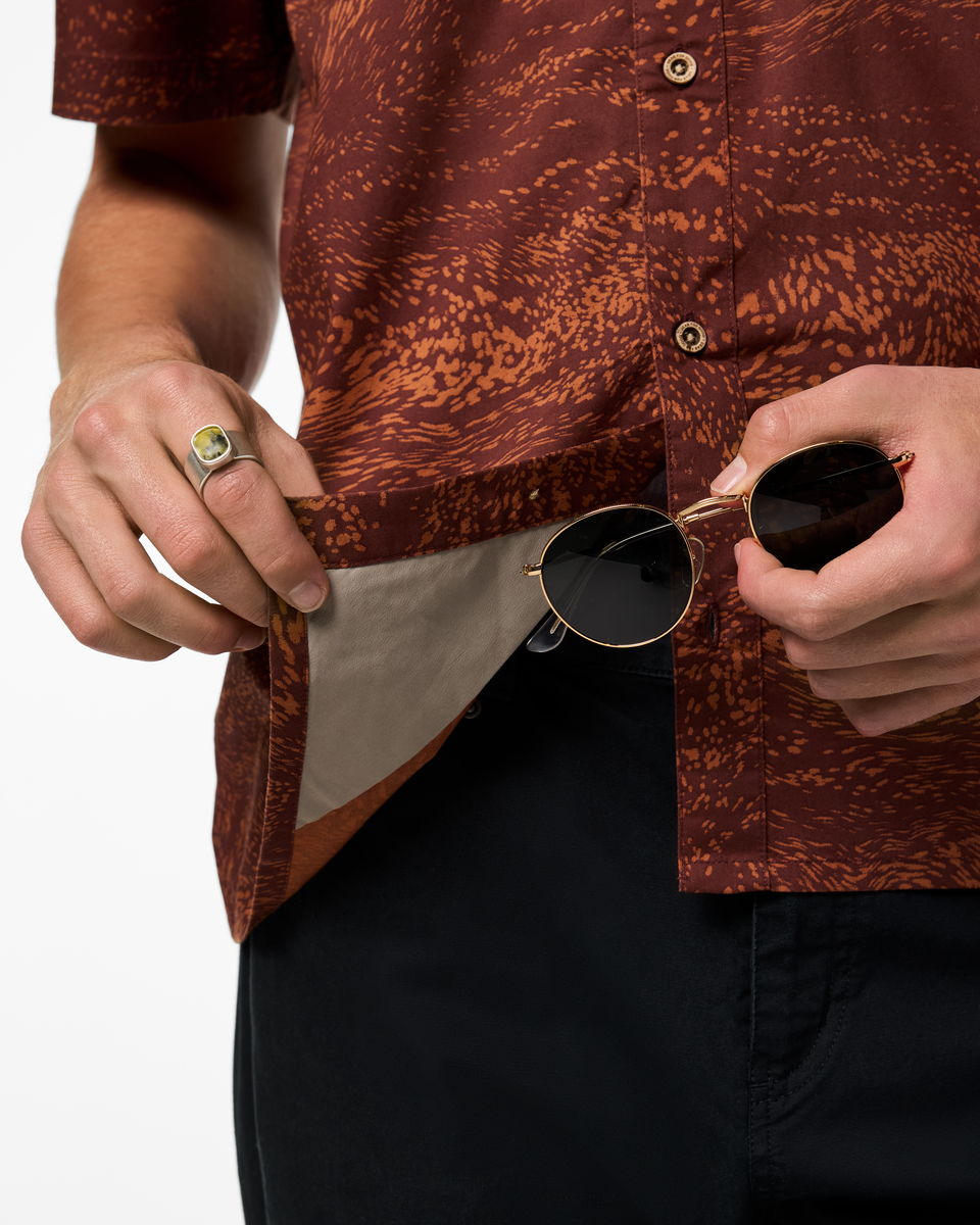 Estival Button Up Shirt - Print - Men s - Outdoor Ready Design