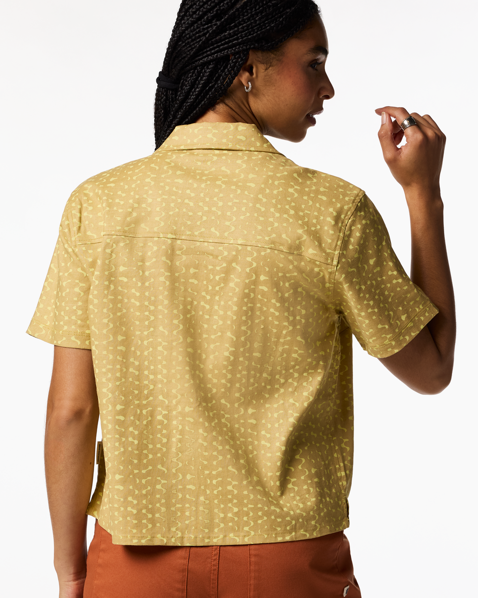 Afuera Button Up Shirt - Print - Women s - Versatile Outdoor Use