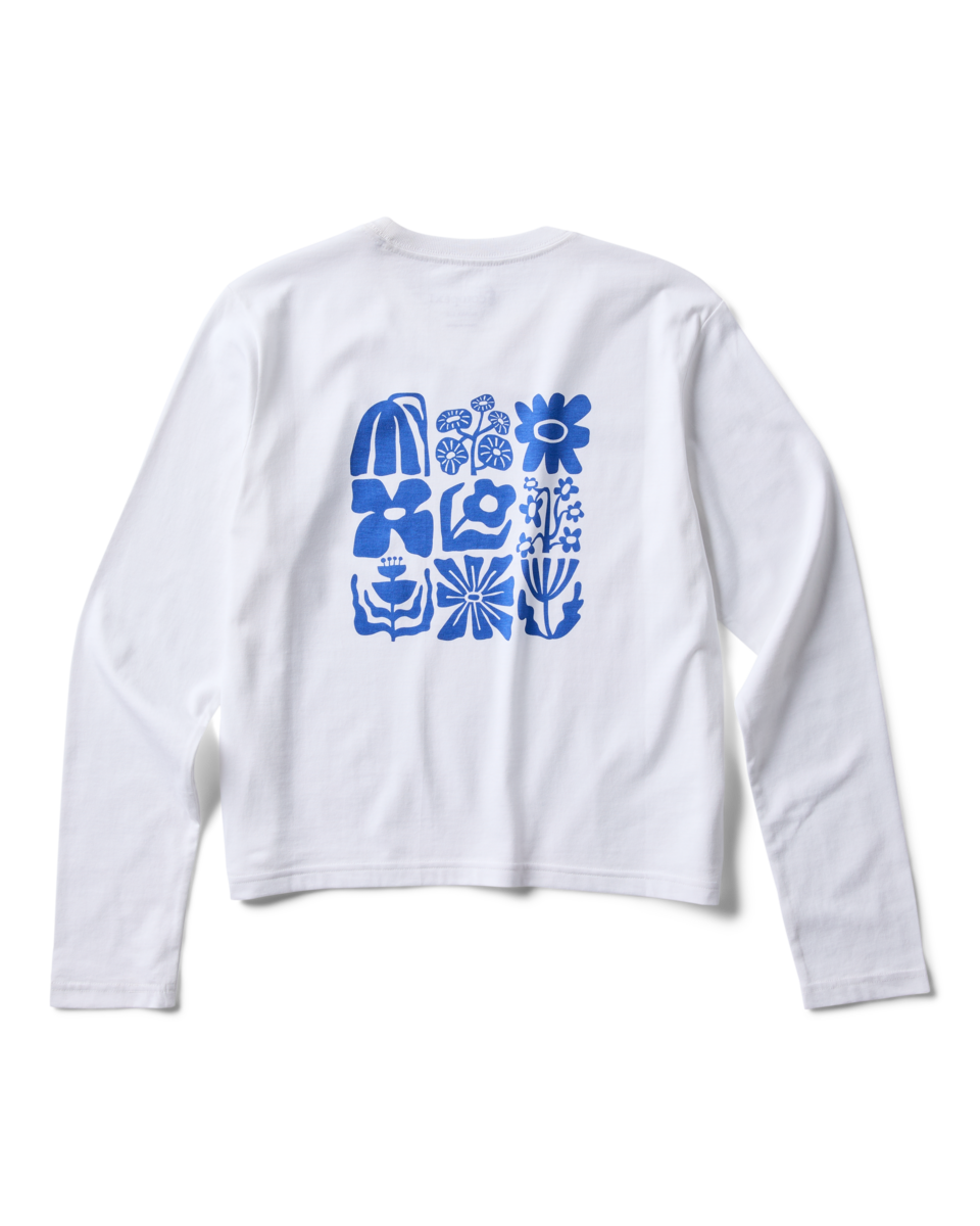 Flower Patch Long-Sleeve T-Shirt - Women s - Comfortable Everyday Wear